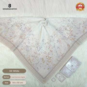 Umamascarves Hijab Box Digital Scarves V.20 Dan Tepi 3d (Tidak Free Brooch)