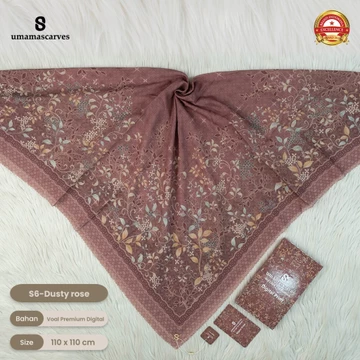 Umamascarves Hijab Box Digital Scarves V.20 Dan Tepi 3d (Tidak Free Brooch)