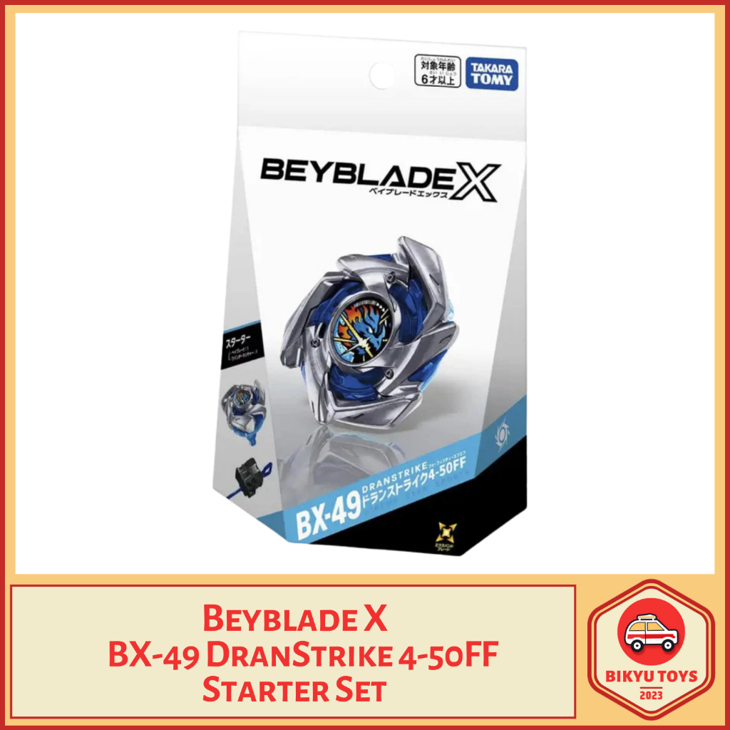 Jual Beyblade X BX-49 Dran Strike 4-50 FF Takara Tomy Starter Set