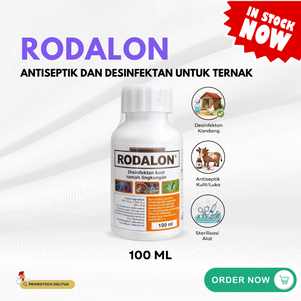 Jual Rodalon Antiseptic 100ml - Pembasmi Kuman, Virus, dan Bakteri ...