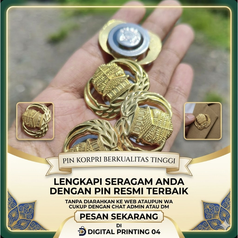 Jual Pin Korpri Terlengkap & Harga Terbaru Juli 2026 | Shopee Indonesia