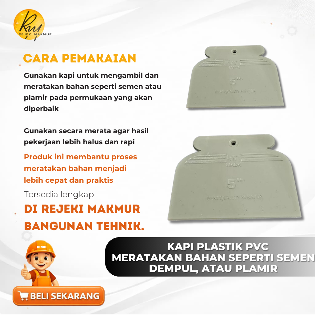 Jual Kapi Plastik PVC kapi pvc KAPE PVC SEGALA UKURAN 5inch 7 inch 9 ...