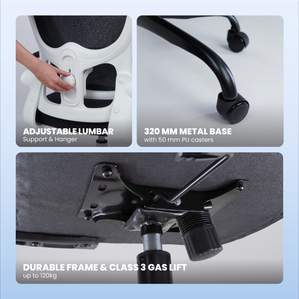 Jual Rexus Ergonomic Office Chair Kursi Kantor NC-2 / NC2 V2 | Shopee ...