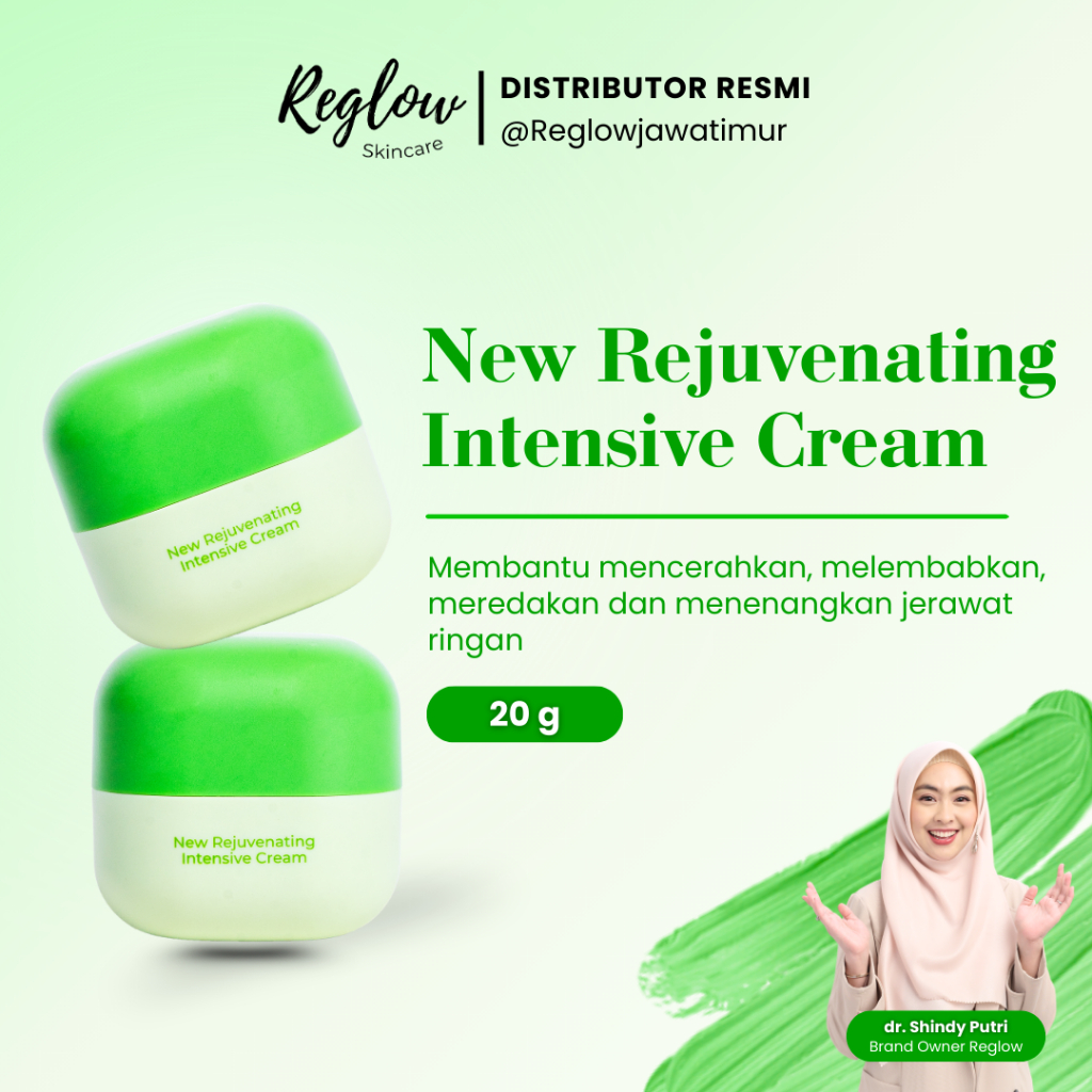 Jual Reglow Skincare Dr Shindy Original Rejuvenating Intensive Cream ...
