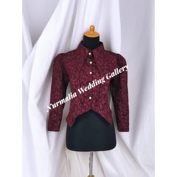 Flower Blouse Korean Look Atasan Motif Bunga Elegan