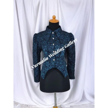 Flower Blouse Korean Look Atasan Motif Bunga Elegan