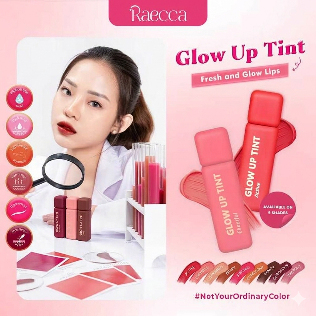 Jual GLAM - RAECCA Glow Up Tint - Liptint Waterproof - Daily Use ...