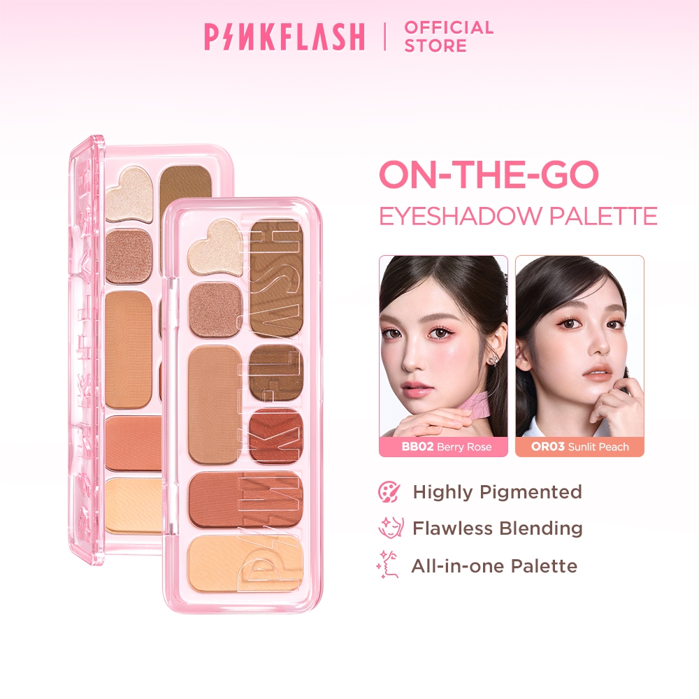 Jual PINKFLASH Multiple All-in-One Face Palette Eyeshadow & Blush ...