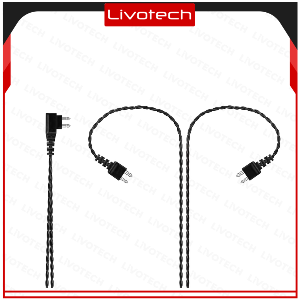 Jual LIVO Kabel Alat Bantu Dengar 2 pin Universal Hearing Aid Cable ...