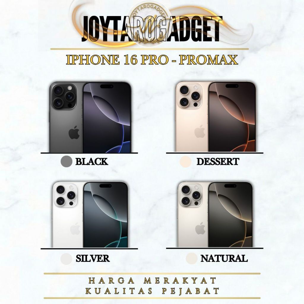 Jual iPHONE 16 pro / iP 16 Pro max 128 GB - 1 TB Lcd Original 100% ...