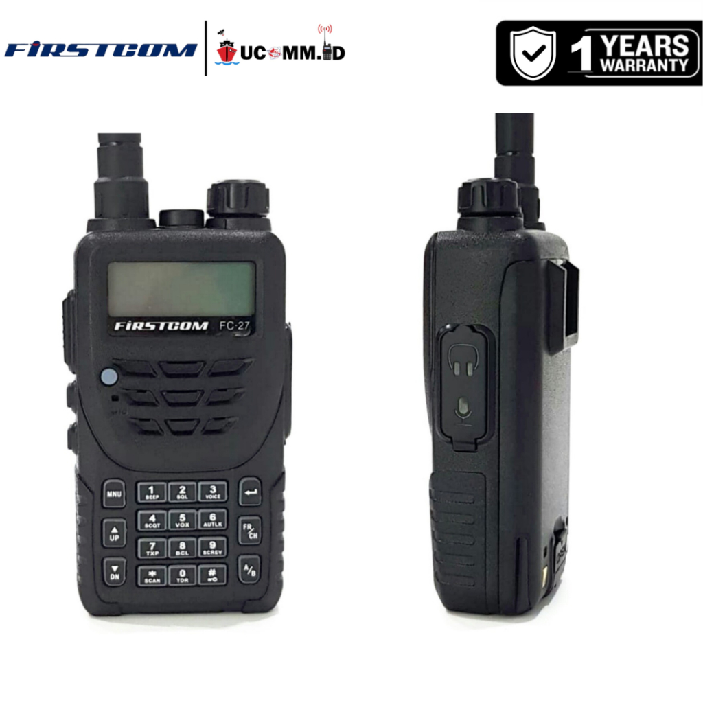 Jual Firstcom FC-27 Dual Band VHF UHF Waterproof IP65 Original Garansi ...