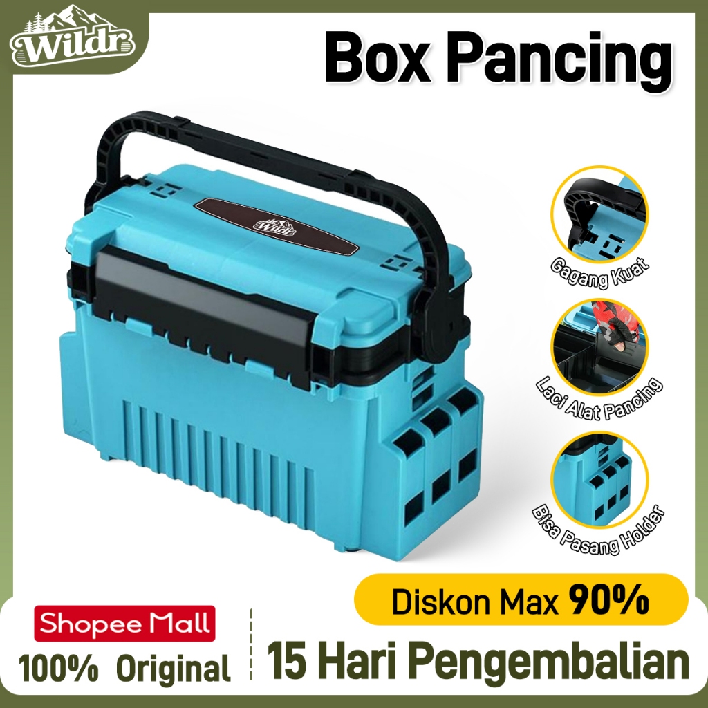 Jual Wildr Tackle Box Kotak Peralatan Pancing Jigging Lure Box Fishing ...