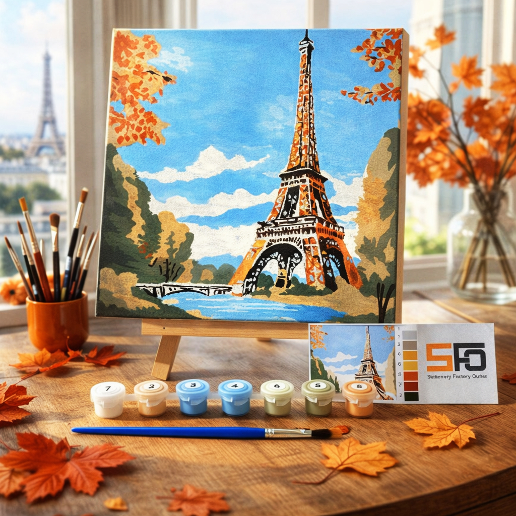 Jual DIY Paint By Numbers Kit 1 Set - Paris H | Shopee Indonesia