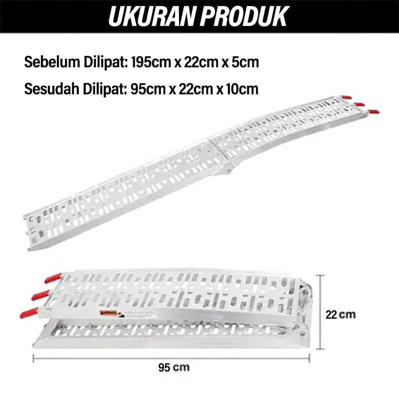 Jual Ramp Aluminium Lipat/Tangga Tanjakan Motor/Tangga Tanjakan Motor ...