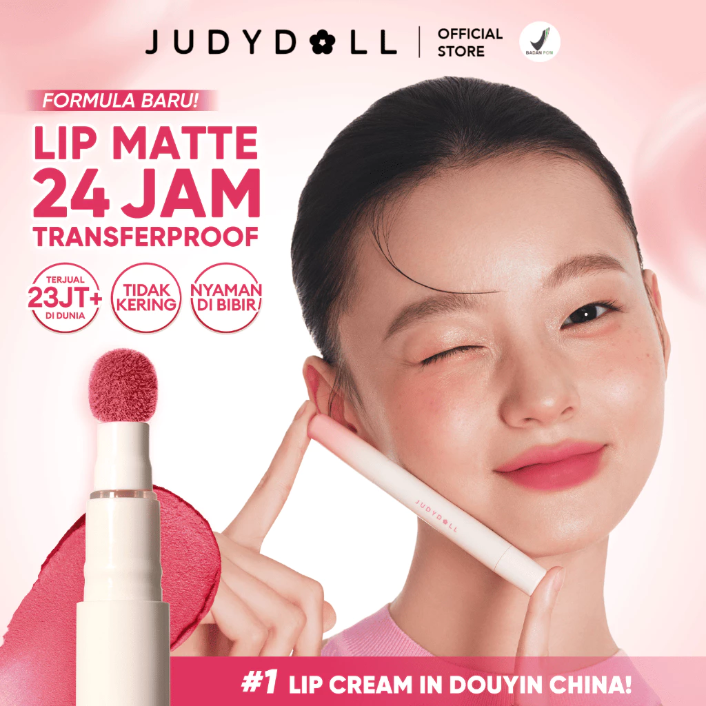 Pratinjau Judydoll Lip Cushion Matte Lipcream