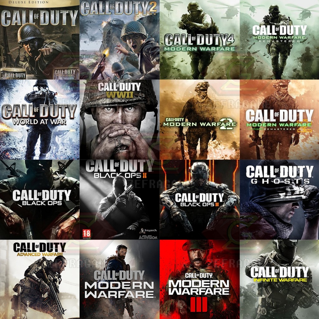 Jual CALL OF DUTY The Kolektor COD 1, 2, 4 Modern Warfare MW1, MW2, MW3 ...