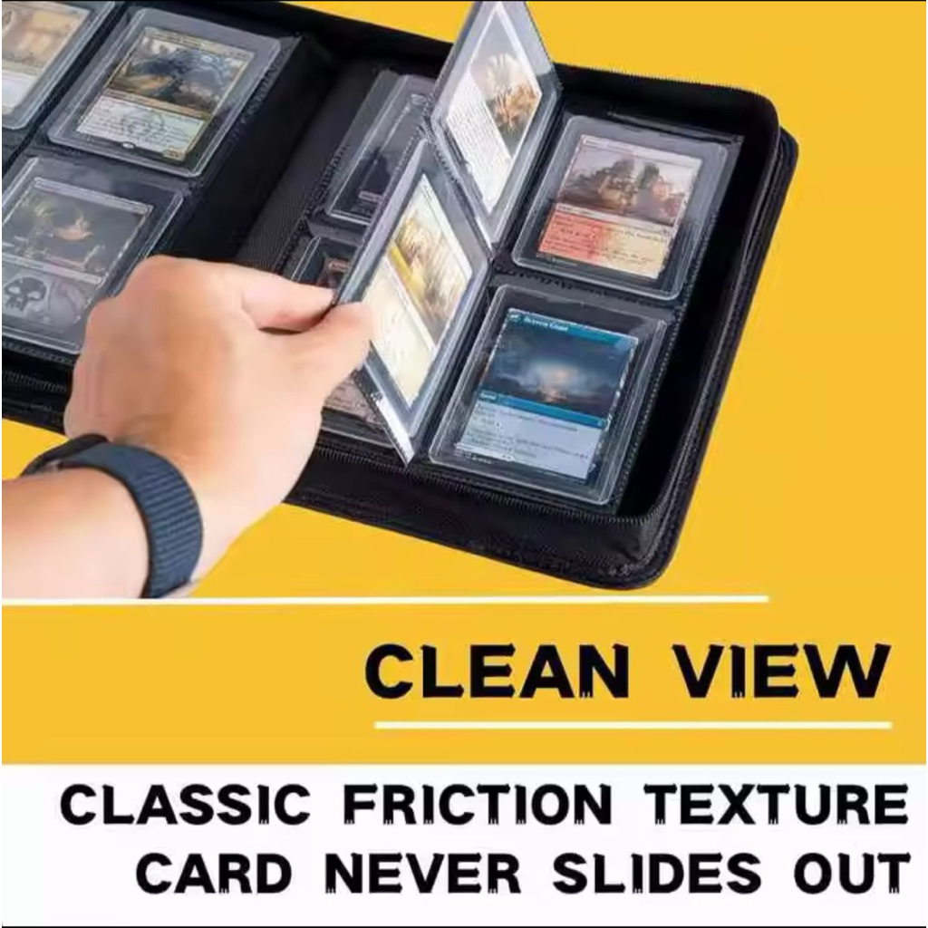Jual POTHON | Binder Toploader 2x2 (Black/Hitam) Album Toploader ...