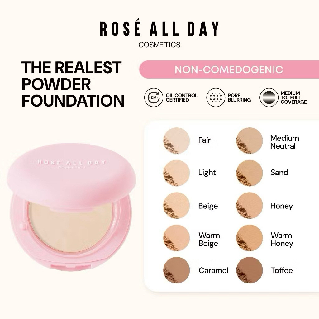 Jual Rose All Day The Realest Lightweight Foundation Harga Terbaik ...