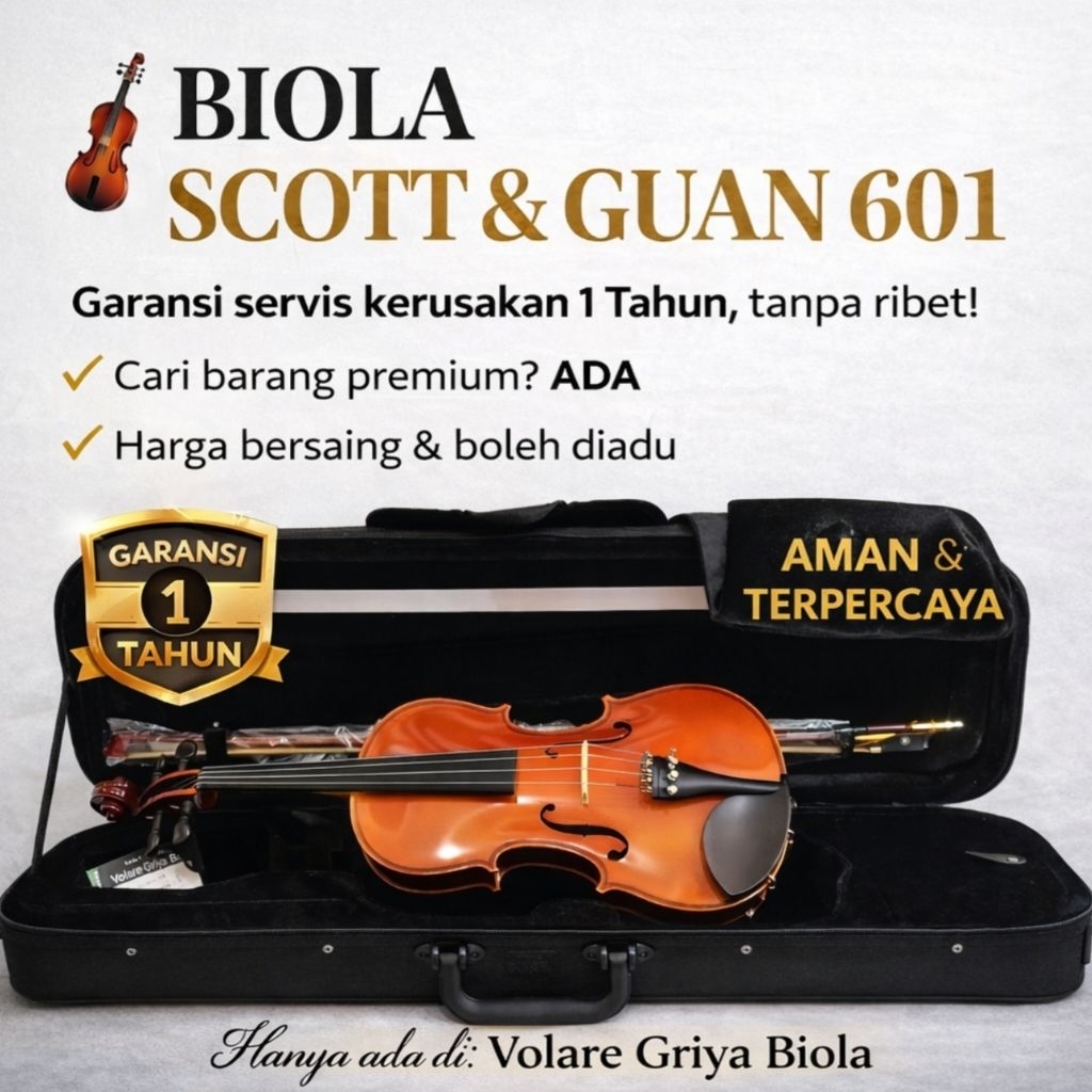 Jual Biola Scott & Guan 601 4/4. GARANSI | Shopee Indonesia