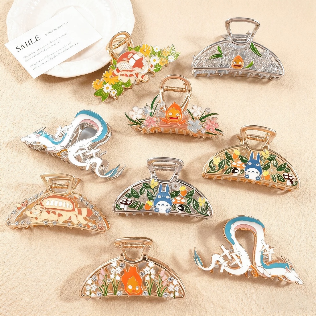Jual Studio Ghibli Hairclip | Jepit Rambut Studio Ghibli Aesthetic ...