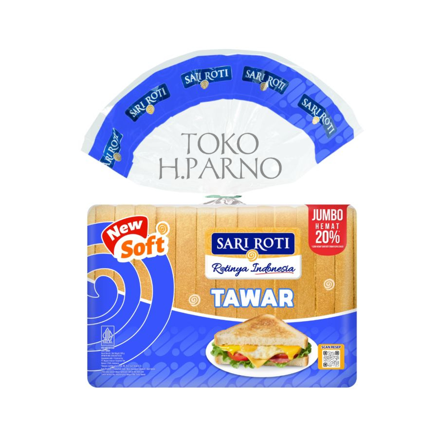 Jual [BALIKPAPAN] Roti Tawar Sari Roti Jumbo 555g - Tinggi Serat ...