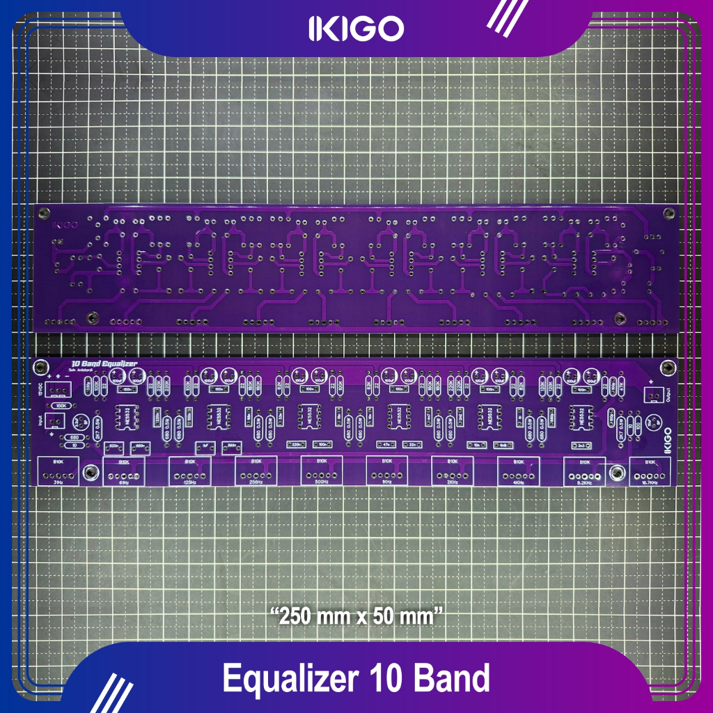 Jual PCB Equalizer Mono 10 Channel Double Layer | Shopee Indonesia