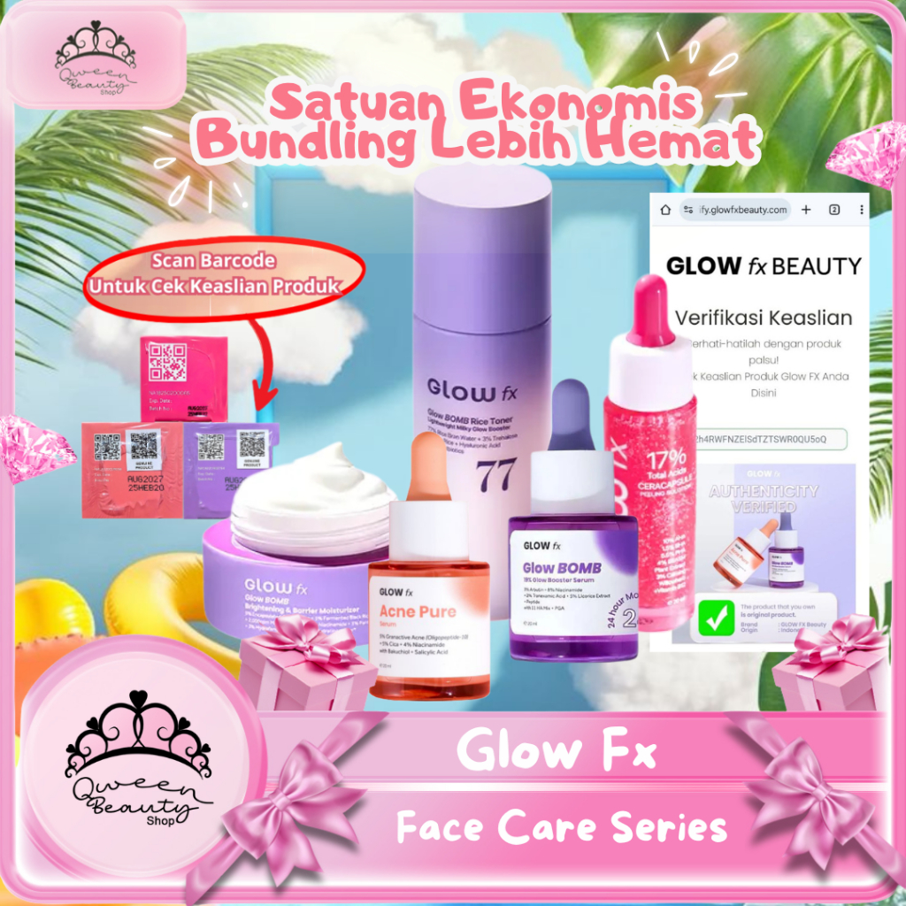 Bundling GlowFX Glow Bomb & Acne Pure Serum 20ml
