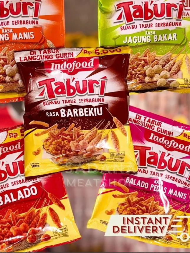 Jual TABURI BUMBU TABUR SERBAGUNA ISI 100g DENGAN 3 VARIAN RASA PEDAS ...
