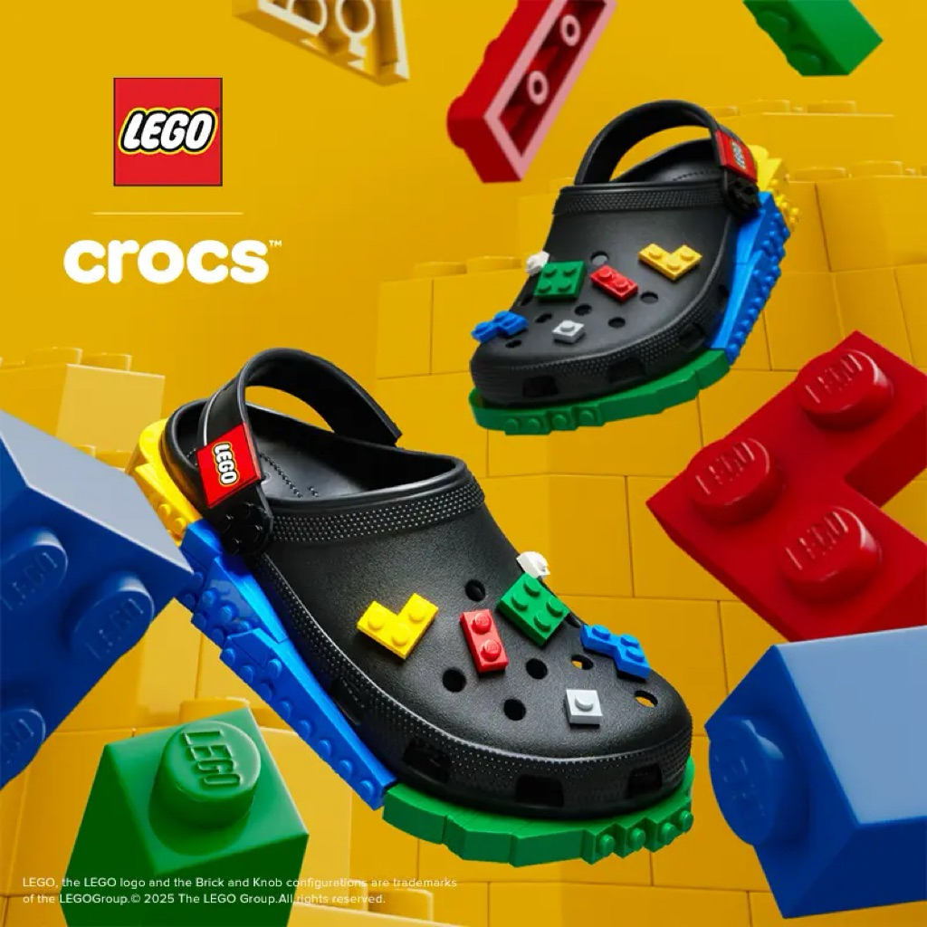 Jual CROCS CLASSIC X LEGO BASIC BLACK | Shopee Indonesia