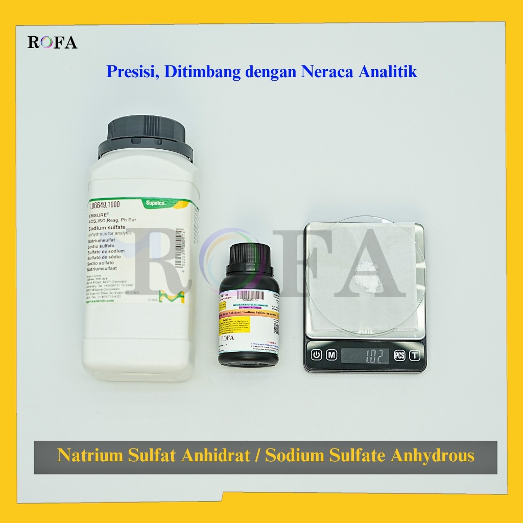 Jual Natrium Sulfat Anhidrat / Sodium Sulfate Anhydrous / Na2SO4 Pro ...