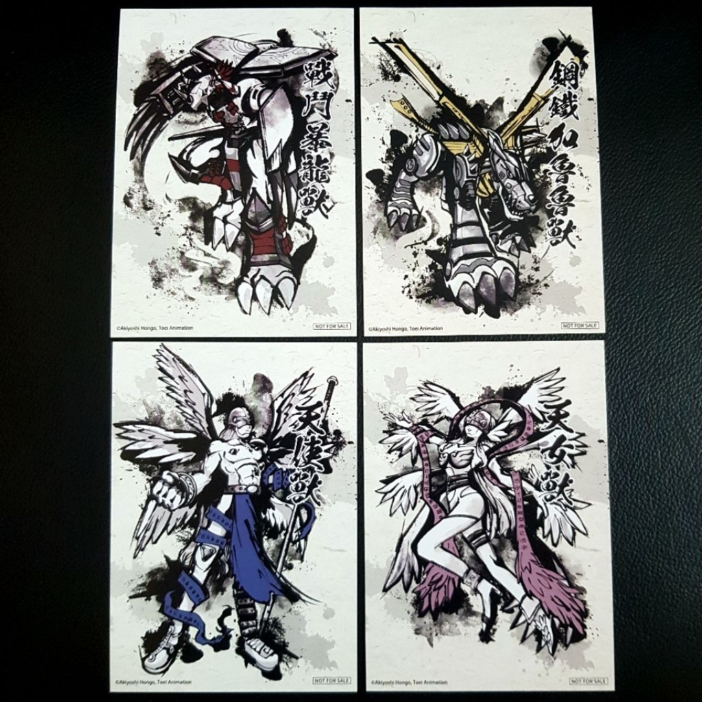 Jual Limited Art Digimon Adventures Wargreymon MetalGarurumon Angemon ...