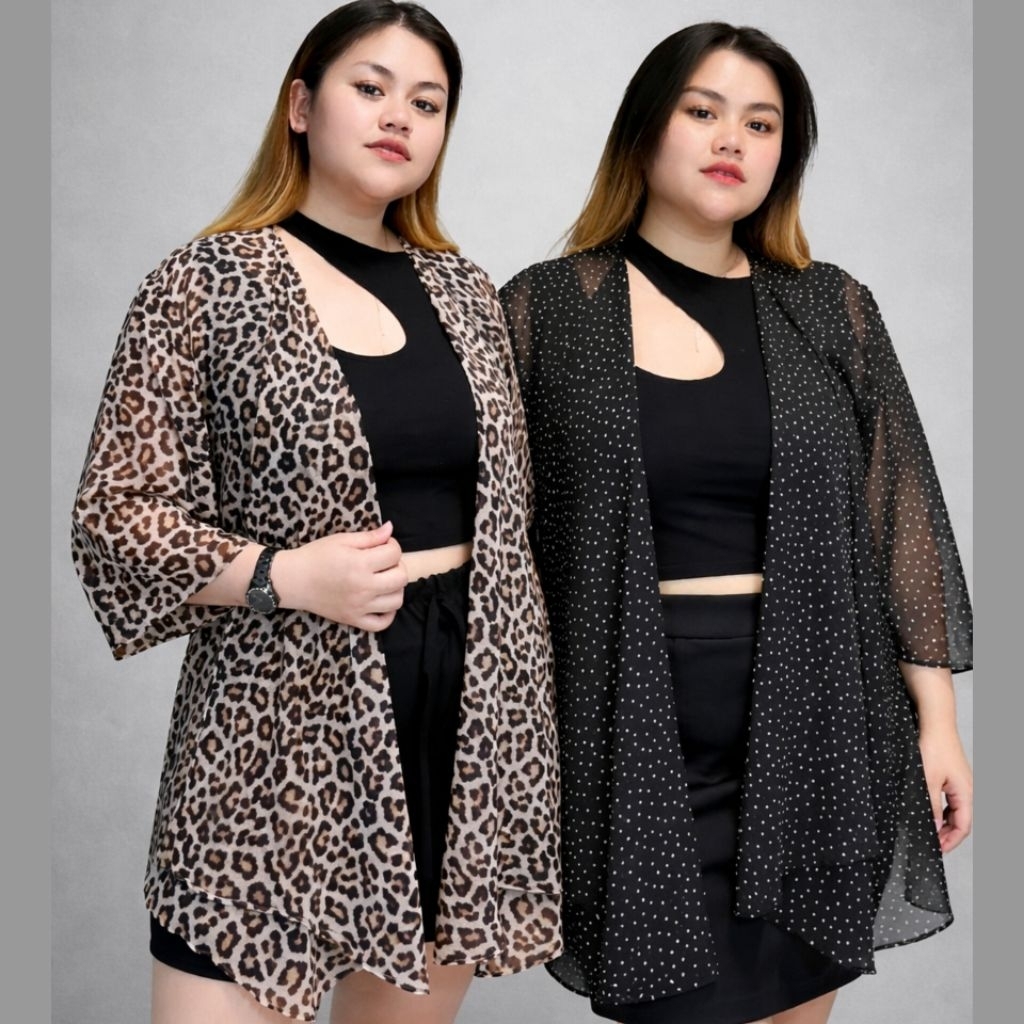 Jual BIGSIZE XTOXPLUS | Kardigan Print Bigsize Jumbo Outer Bohemian ...