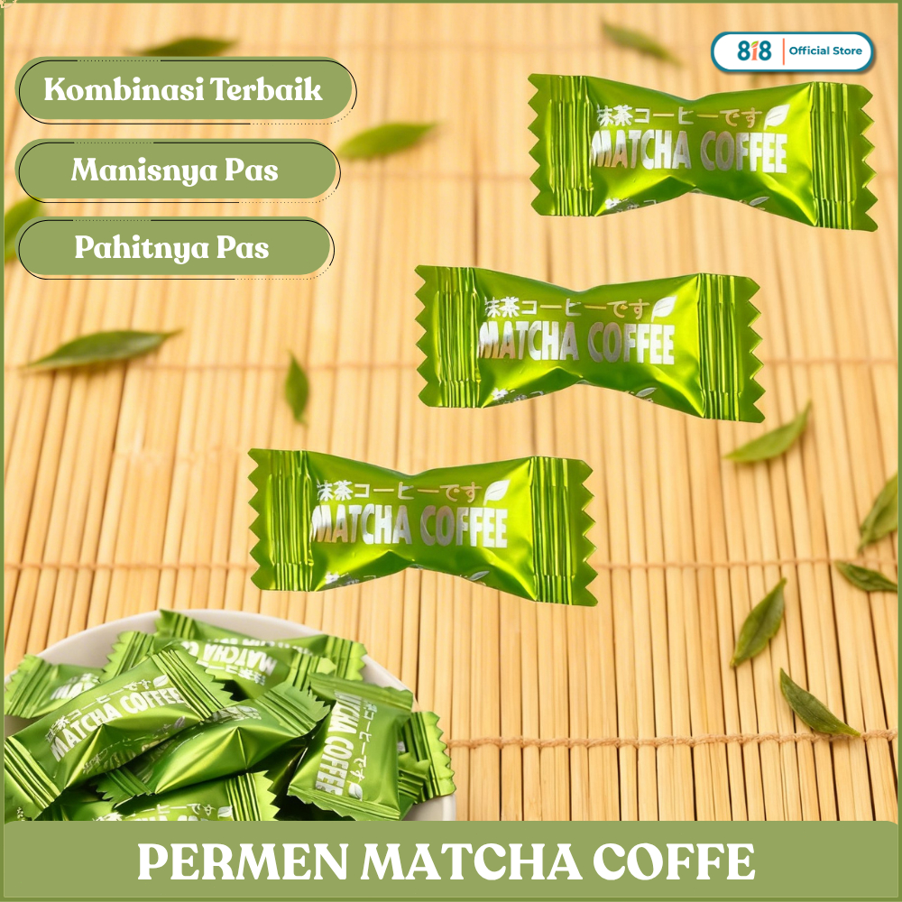 Jual Permen Matcha Coffee Viral Bebas Gula Rasa Matcha Yang Nikmat ...