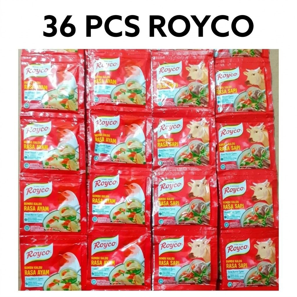 Jual Royco Bumbu Kaldu Rasa Sapi 3 Renceng - 36 Sachet, Praktis untuk ...