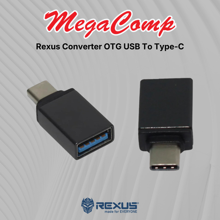 Jual Rexus RX-TCP01 OTG USB to Type-C Converter Data Transfer | Shopee ...