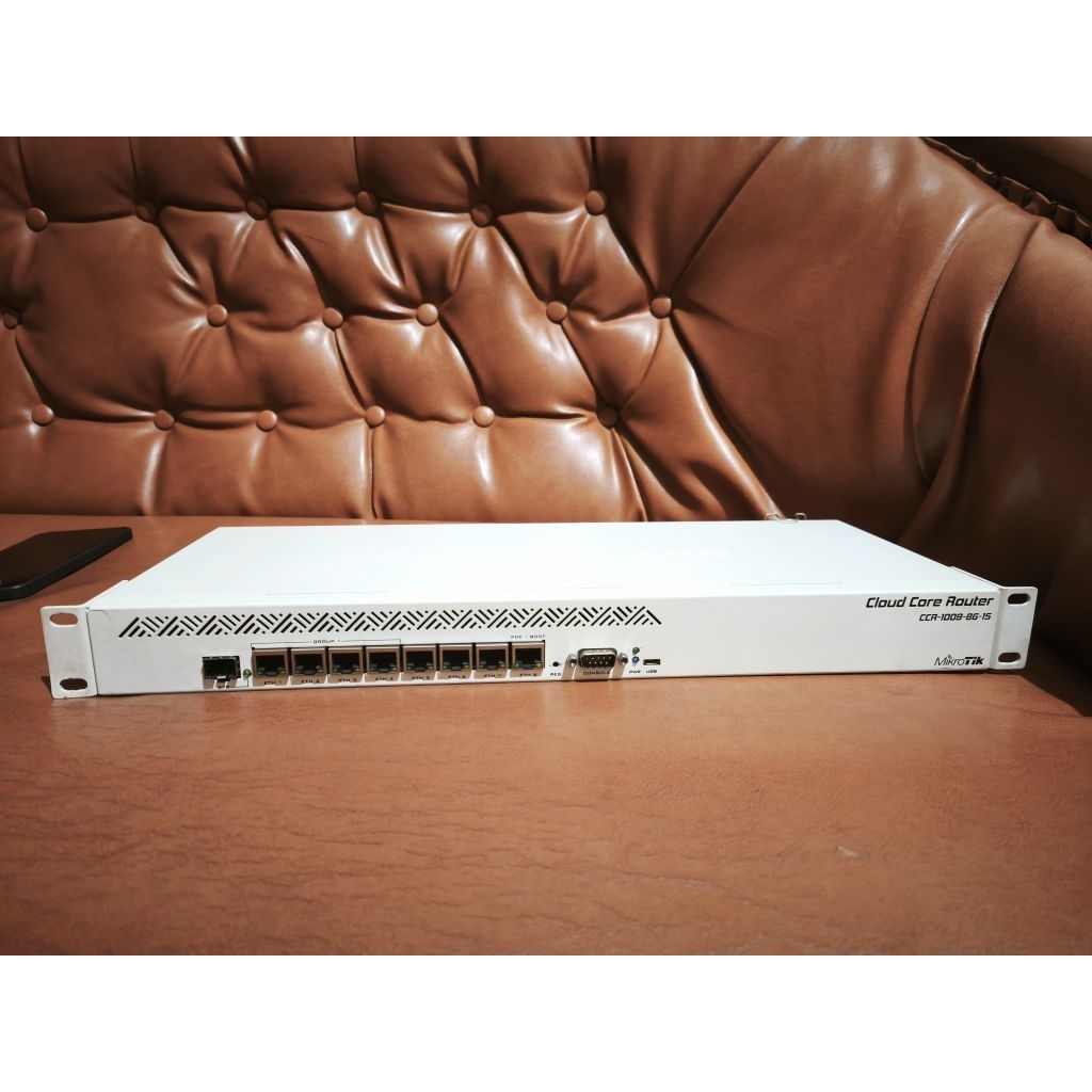 Jual mikrotik routerboard ccr cloud core router ccr1009-8g-1s normal ...