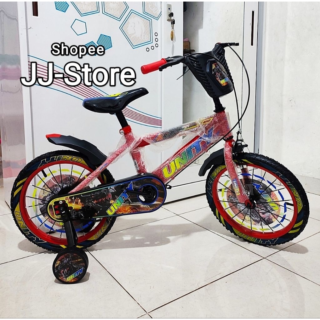 Jual SEPEDA BMX ANAK LAKI UNITY 16 INCH NON MUSIC BAN POMPA | Shopee ...