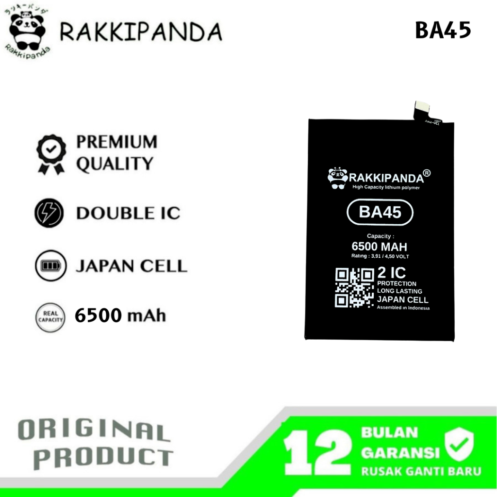 Jual RakkiPanda - BA45 Vivo Y28 / iQOO Z9X 5G Batre Batrai Baterai ...