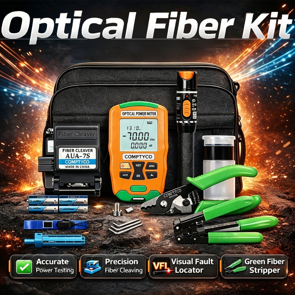 Jual Alat Fiber Optik Set Lengkap Optical Fiber Kit Toolset Fiber Optic ...