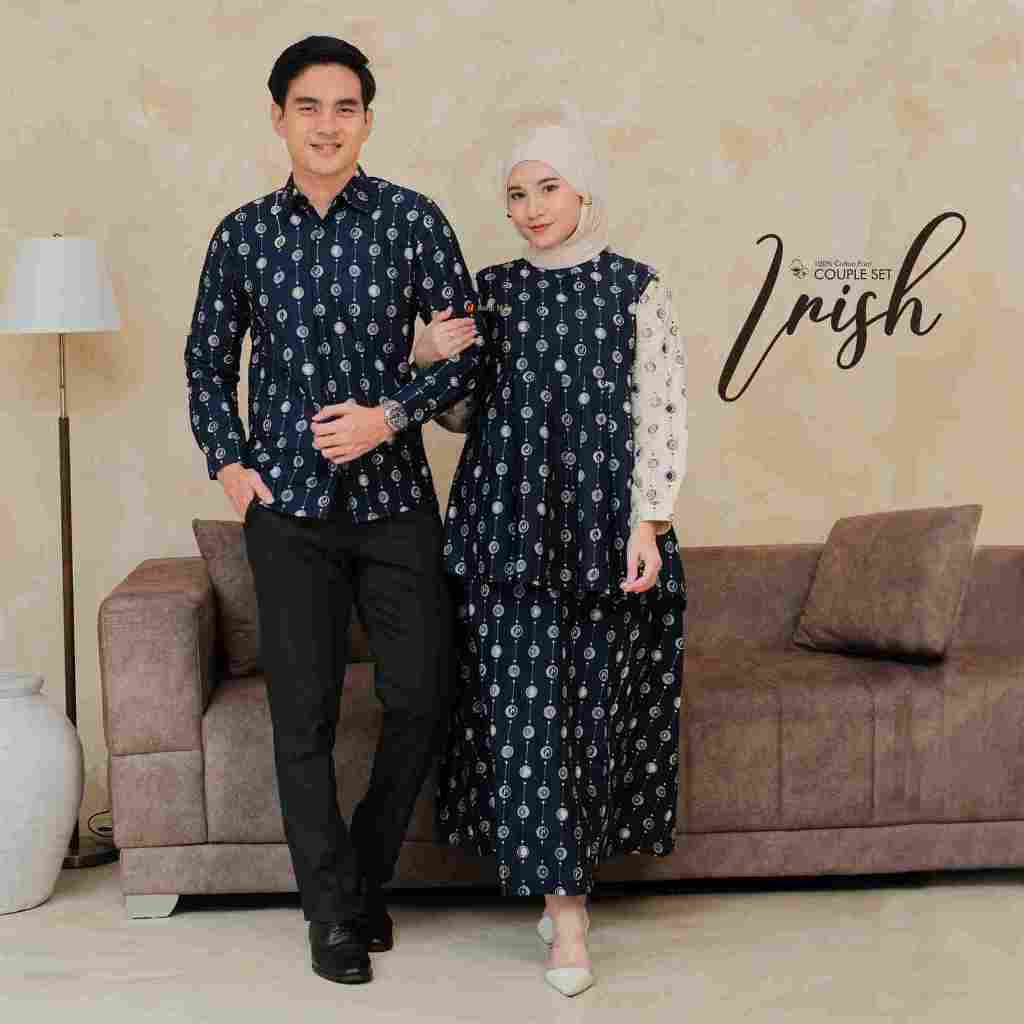 Jual Couple Set Lebaran Irish - One Set Blouse dan Rok Batik - Kemeja ...