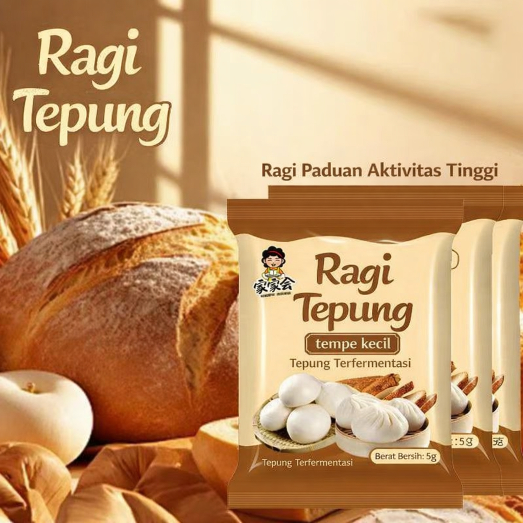 Jual 5g/bungkus Bubuk ragi aktif kuno, bahan pengembang kuno,starter ...