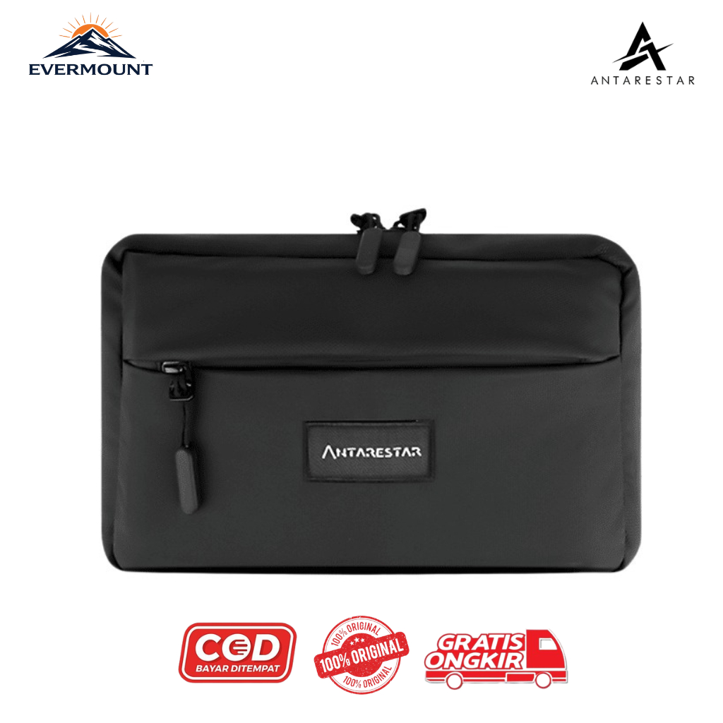 Jual ANTARESTAR Waistbag/Handbag KLAS Hitam | Shopee Indonesia