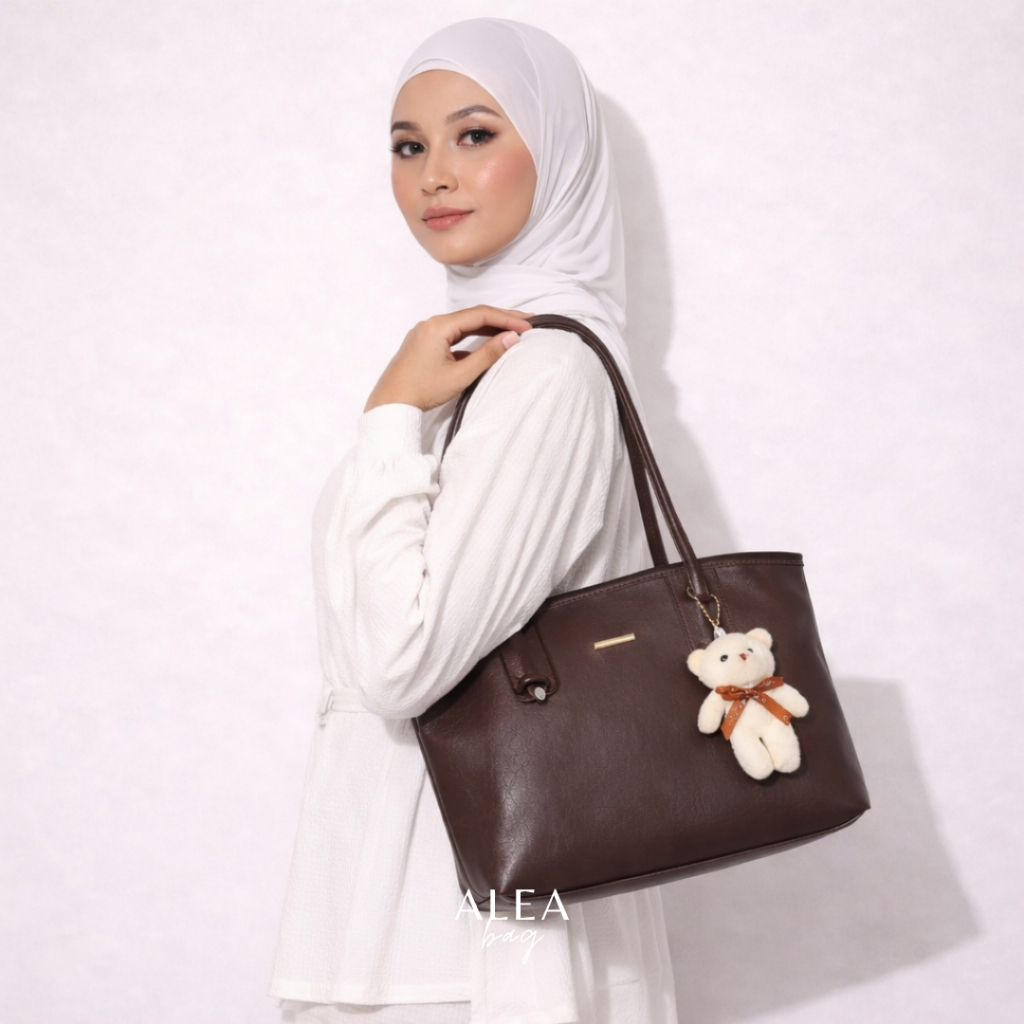 Jual Tas Bahu Wanita Elegant ALEA Premium Simple Classy Free Charm Muat ...