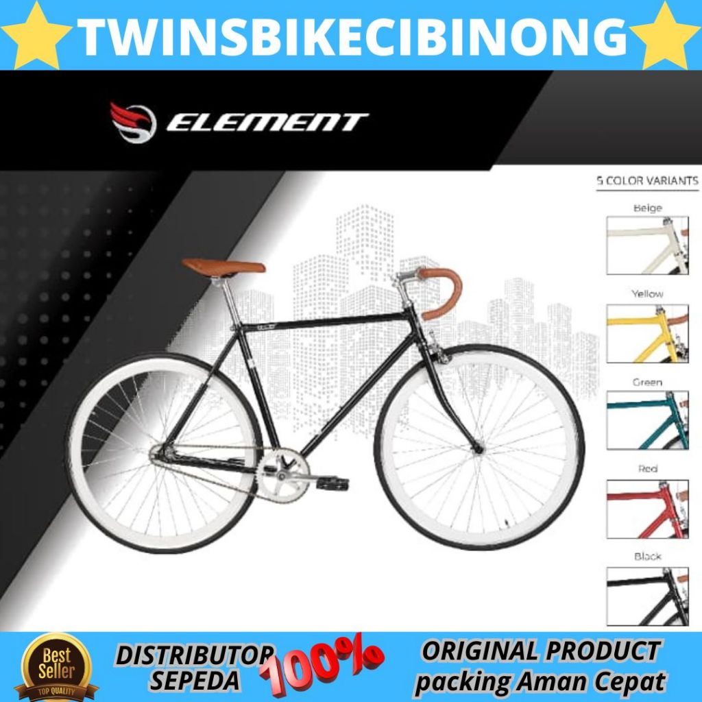 Jual Sepeda Fixie Element Tory FX Drop bar 700c | Shopee Indonesia