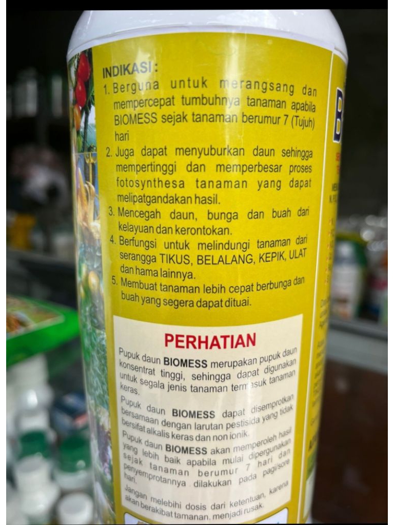 Jual Biomess kemasan 1 liter | Shopee Indonesia
