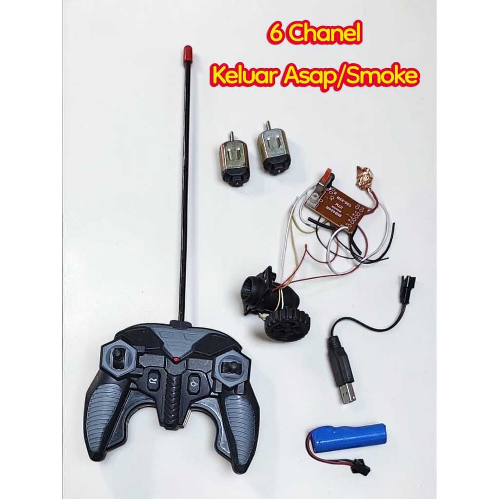 Jual TERMURAH Module Modul RC 6 Channel Paket Lengkap Frekuensi 27Mhz ...