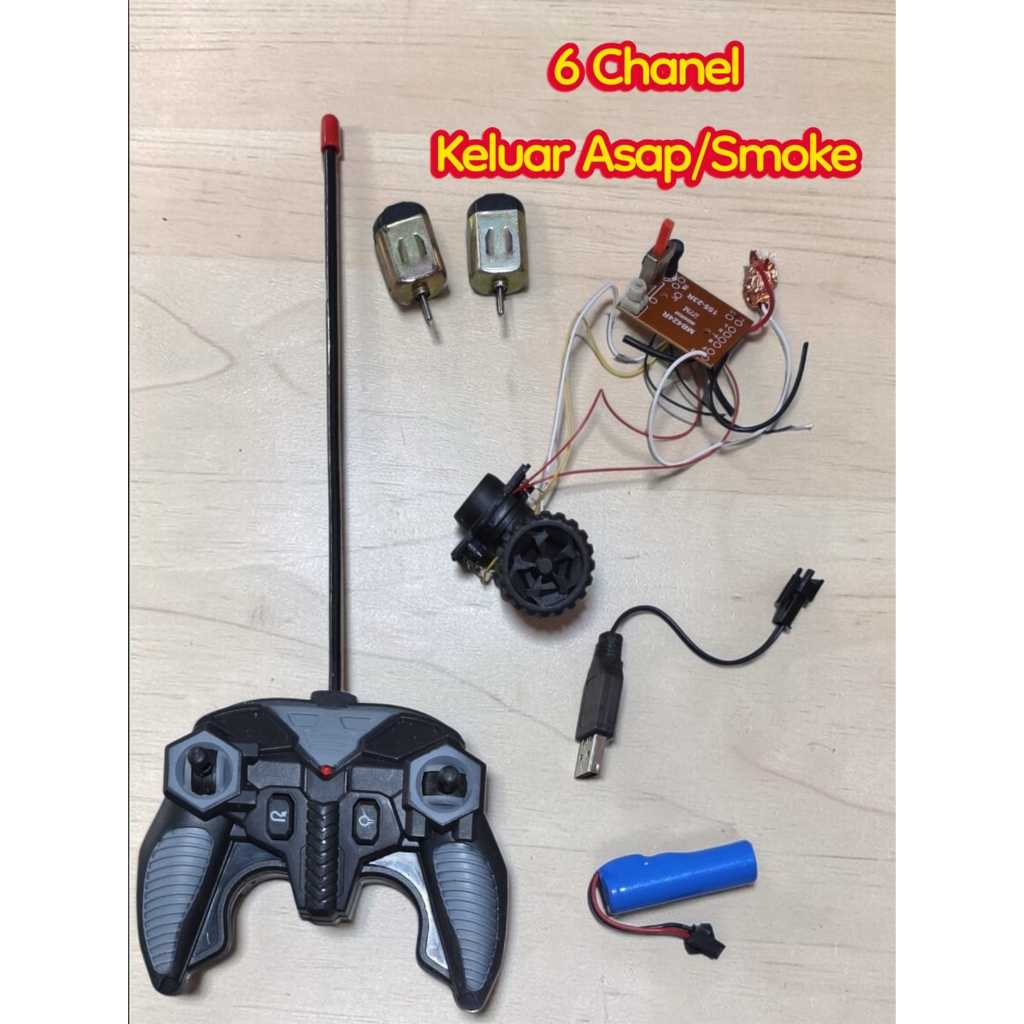 Jual Module Modul RC 6 Channel Paket Lengkap Frekuensi 27Mhz + Asap ...