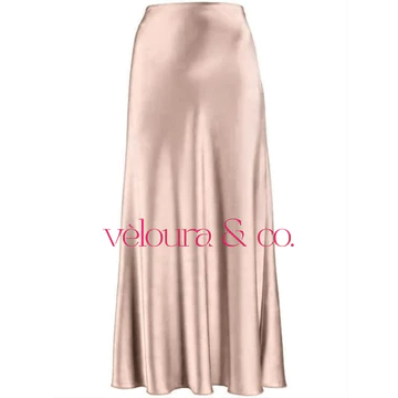 Rok Satin Silk Premium Bahan Lembut Nyaman Dipakai Pinggang Karet