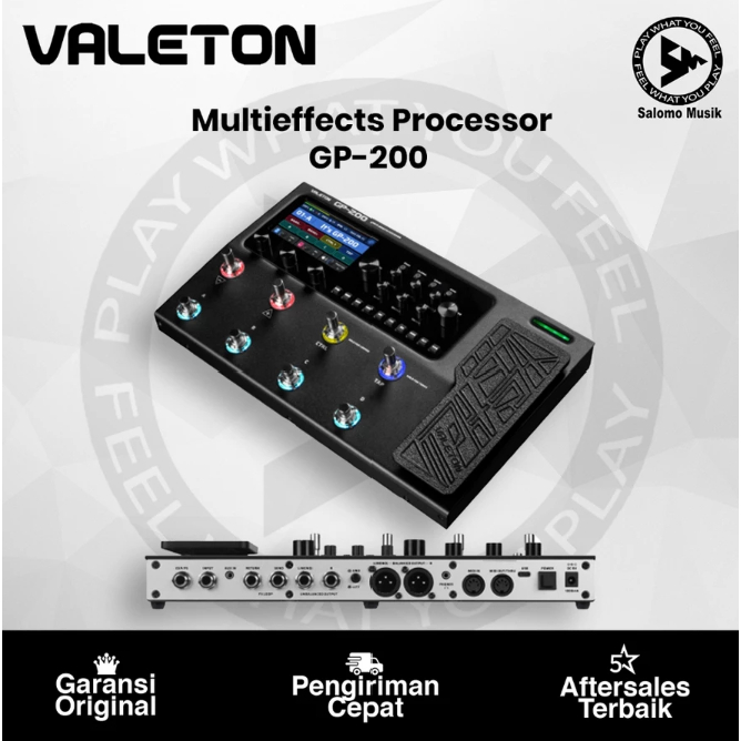 Jual Valeton GP 200 Multi Effect Guitar Processor Original | Shopee ...