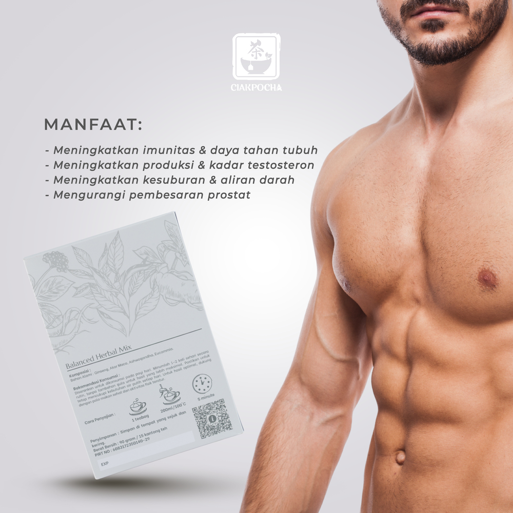 Jual Ciak Po - CiakpoCha Male Tea herbal Meningkatkan Stamina Pria ...